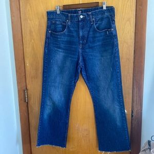 11. Gap Ankle Flare with Raw Hem